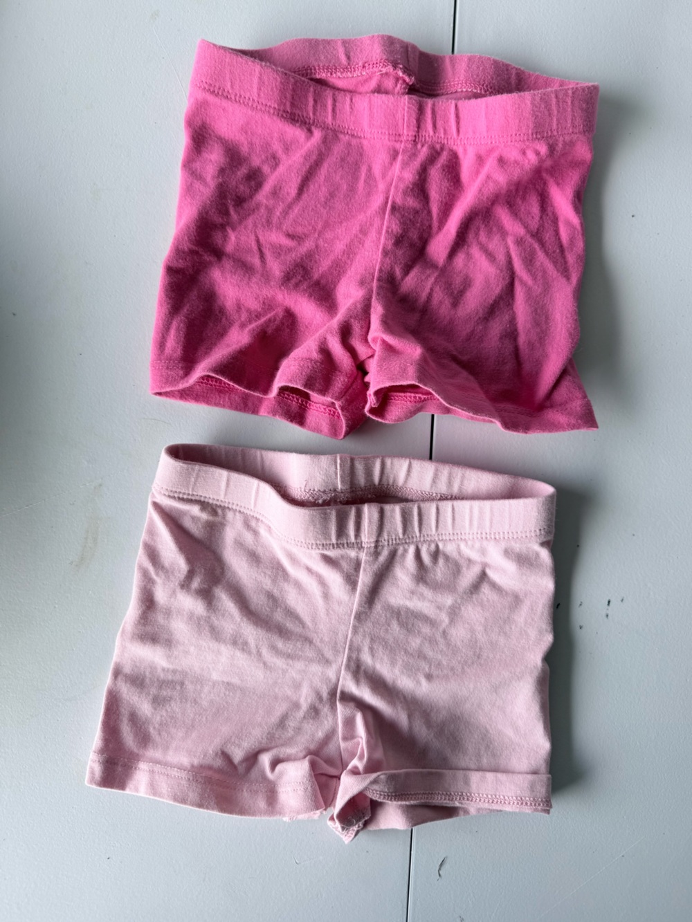 Cat & Jack Pink and Light Pink Girls' Stretchy Shorts Set